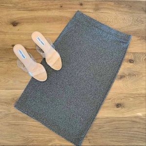 H&M Grey Soft Pencil Skirt